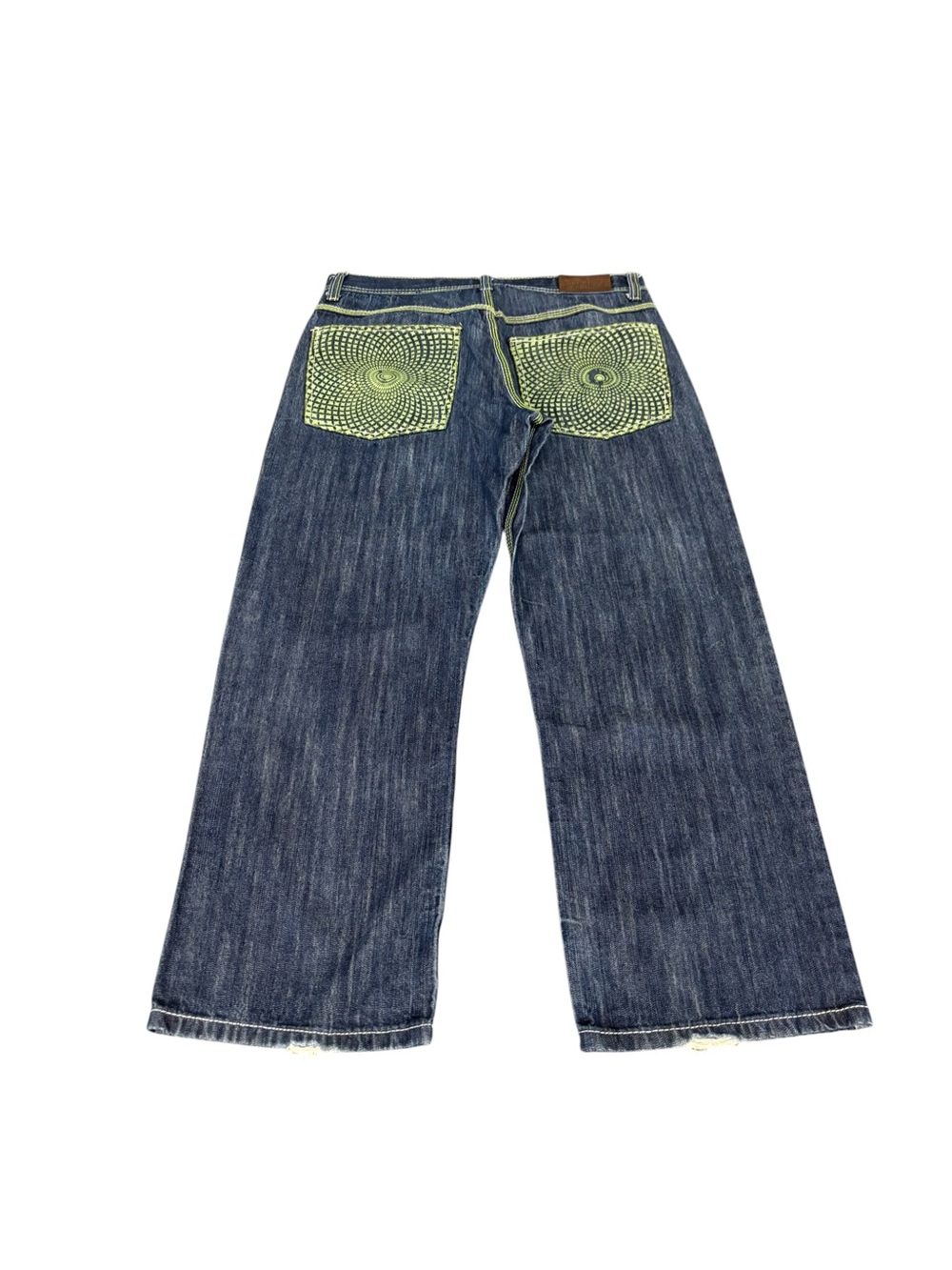 Vintage Y2K Tough City Mens Hip Hop Punk Baggy Jeans Skater Grunge  Sz 34
